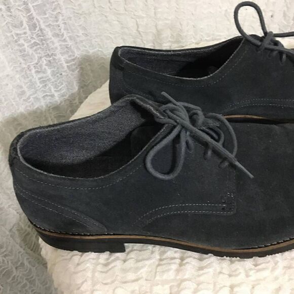 Rockport Grey Suede Oxford Shoes Size 11.5 main image 9